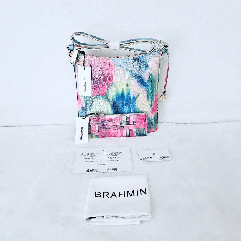NWT Brahmin IMPRESSION Katie w/Credit Card Wallet